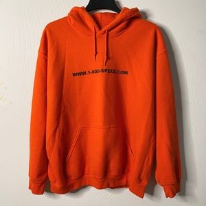 High Speed Internet Hoodie – Orange – L